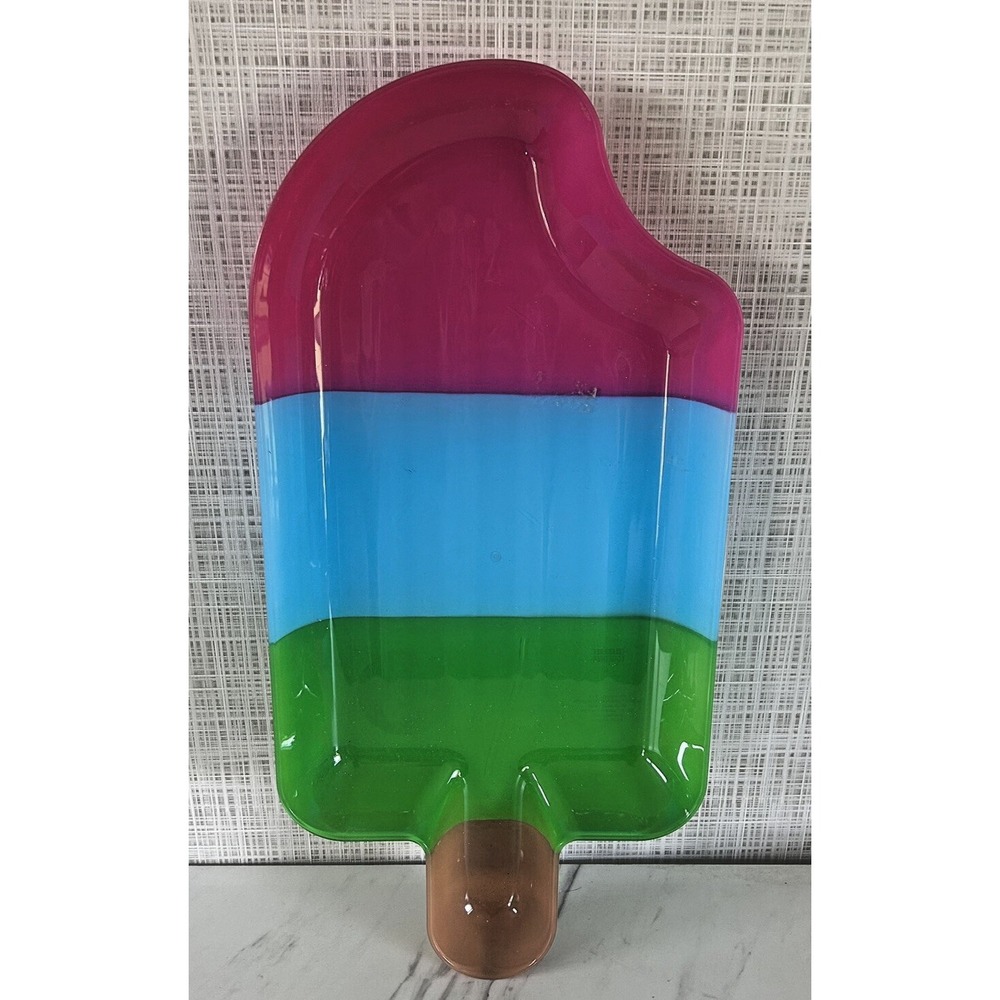 Summer Popsicle Serving Tray 1.5" x‎ 18" x 8.7" Kohl's Celebrate Together Bx0